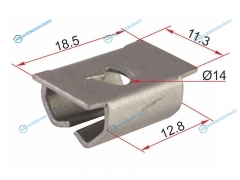 ST-M12630 Зажим металлический под болт MERCEDES (1 шт.)