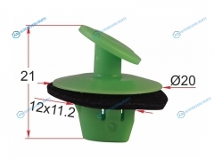 ST-KJ-2436 Клипса обшивки кузова TOYOTA (1 шт.)