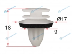ST-M12448 Клипса обшивки двери MERCEDESVAG (1 шт.)