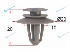 ST-M12580 Клипса обшивки двери MERCEDES (1 шт.)