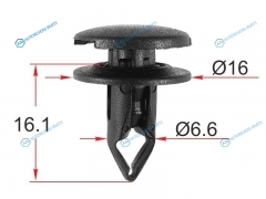 ST-KJ-2454 Клипса крепежная HONDA (1 шт.)
