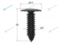 ST-KE-174 Клипса крепежная GM (1 шт.)