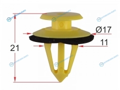 ST-M12250 Клипса обшивки кузова LAND ROVER (1 шт.)