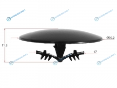 ST-KJ-1065 Клипса обшивики багажника HONDA (1 шт.)