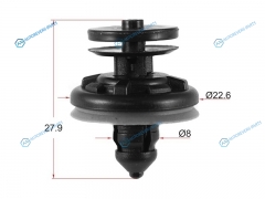 ST-KE-237 Клипса обшивки двери VAG (1 шт.)