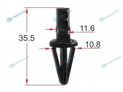 ST-M12423 Клипса крепления бампера NISSANINFINITI (1 шт.)