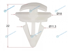 ST-KE-391 Клипса молдинга VAG (1 шт.)