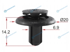 ST-KJ-1678 Клипса крепежная SUBARU (1 шт.)