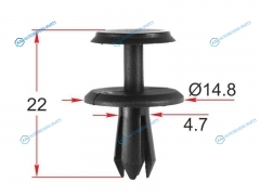 ST-M12505 Клипса обшивки кузова VAG (1 шт.)
