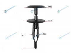 ST-M10950 Клипса защиты бампера GM (1 шт.)