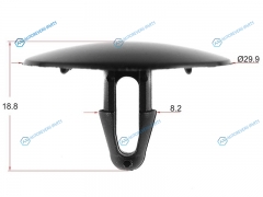 ST-KJ-512 Клипса обшивки капота TOYOTALEXUS (1 шт.)