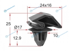 ST-M12344 Клипса порога кузова FORD (1 шт.)