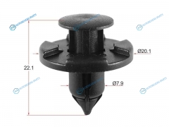 ST-KJ-826 Клипса защиты бампера NISSANMITSUBISHIHONDA (1 шт.)