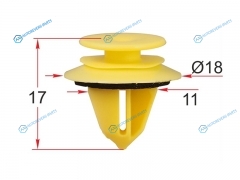 ST-M12388 Клипса обшивки двери MERCEDES (1 шт.)