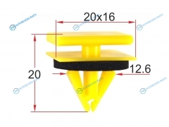 ST-M12236 Клипса молдинга кузова GMCHEVROLET (1 шт.)