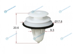 ST-M10203 Клипса обшивки двери TOYOTALEXUSHYUINDAIKIA (1 шт.)