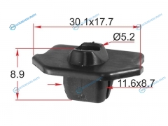 ST-M12351 Клипса крепления бампера TOYOTALEXUS (1 шт.)