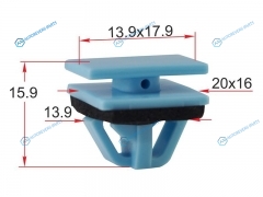 ST-M12576 Клипса молдинга кузова HYUNDAIKIA (1 шт.)