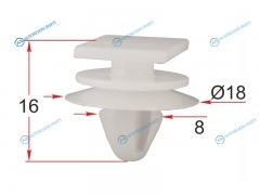 ST-M12434 Клипса обшивки кузова CHRYSLER (1 шт.)