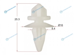 ST-KJ-848 Клипса молдинга кузова MITSUBISHI (1 шт.)