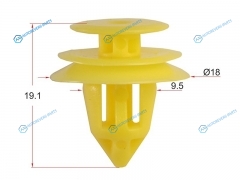 ST-M11596 Клипса обшивки двери TOYOTALEXUS (1 шт.)