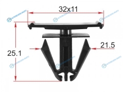 ST-M12450 Клипса крепления бампера CHRYSLER (1 шт.)