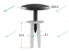 ST-M11192 Клипса уплотнителя BMW (1 шт.)