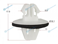 ST-KJ-509 Клипса молдинга кузова TOYOTALEXUS (1 шт.)