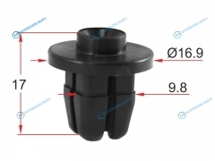 ST-KJ-2462 Клипса крепежная TOYOTALEXUS (1 шт.)