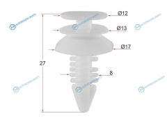 ST-M10900 Клипса обшивки двери GMDAEWOO (1 шт.)