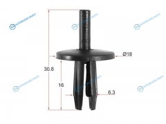 ST-M10943 Клипса обшивки GM (1 шт.)