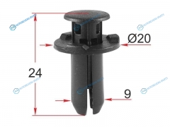 ST-M12514 Клипса крепежная HONDA (1 шт.)