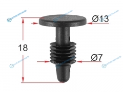 ST-M12483 Клипса обшивки кузова FORD (1 шт.)