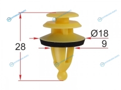 ST-M12207 Клипса обшивки двери GM (1 шт.)