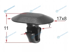 ST-M12486 Клипса обшивки кузова CITROENPEUGEOTRENAULT (1 шт.)