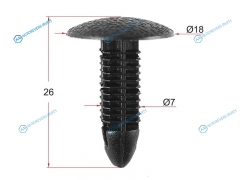 ST-M10865 Клипса обшивки GMDAEWOOISUZU (1 шт.)