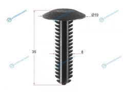 ST-M10916 Клипса обшивки GM (1 шт.)