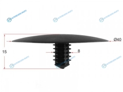 ST-M10902 Клипса обшивки капота GM (1 шт.)