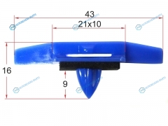 ST-M10563 Клипса молдинга кузова HONDA (1 шт.)