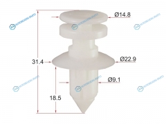 ST-M10764 Клипса обшивки двери FORD (1 шт.)
