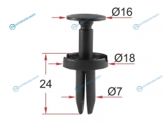 ST-M12335 Клипса крепежная GM (1 шт.)
