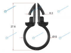ST-M11427 Клипса трубки эл. проводки d=13 (1 шт.)