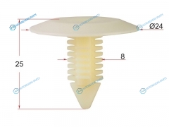 ST-M10881 Клипса обшивки капота GM (1 шт.)