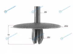 ST-M10845 Клипса кузова GM (1 шт.)