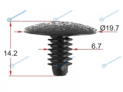 ST-M12528 Клипса обшивки кузова CITROENPEUGEOT (1 шт.)