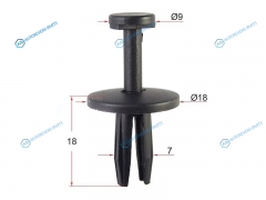 ST-M11096 Клипса решетки бампера CHRYSLERJEEP (1 шт.)