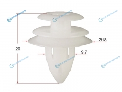 ST-KJ-520 Клипса обшивки двери TOYOTALEXUS (1 шт.)