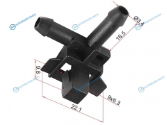 ST-M11486 Клипса cоединитель трубок (1 шт.)