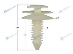 ST-M10738 Клипса решетки FORD (1 шт.)