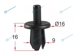 ST-M12209 Клипса заклепка VOLVO (1 шт.)